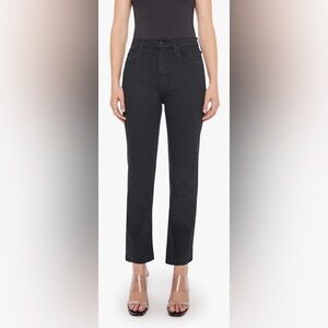 Mother High Waisted Rider Ankle Jeans – Size 34 – Black